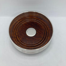 Load image into Gallery viewer, Hallmarked Solid Silver Wine Bottle Coaster / Holder Birmingham 1998