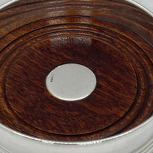 Load image into Gallery viewer, Hallmarked Solid Silver Wine Bottle Coaster / Holder Birmingham 1998