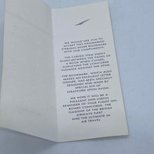 Load image into Gallery viewer, British Airways Concorde Memorabilia Souvenir Hallmarked Silver Bookmark Boxed