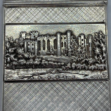 Load image into Gallery viewer, Silver Castle Top Card Case Nathaniel Mills Warwick Castle And Kenilworth Castle