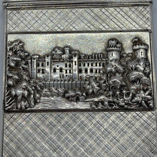 Load image into Gallery viewer, Silver Castle Top Card Case Nathaniel Mills Warwick Castle And Kenilworth Castle
