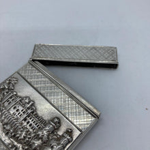 Load image into Gallery viewer, Silver Castle Top Card Case Nathaniel Mills Warwick Castle And Kenilworth Castle
