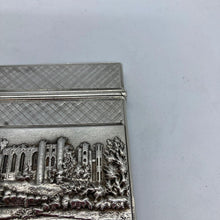 Load image into Gallery viewer, Silver Castle Top Card Case Nathaniel Mills Warwick Castle And Kenilworth Castle