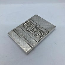 Load image into Gallery viewer, Silver Castle Top Card Case Nathaniel Mills Warwick Castle And Kenilworth Castle