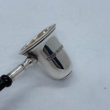 Load image into Gallery viewer, Hallmarked Silver Candle Snuffer With Turned Wooden Handle - Small