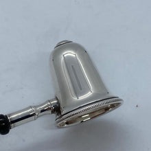 Load image into Gallery viewer, Hallmarked Silver Candle Snuffer With Turned Wooden Handle - Small