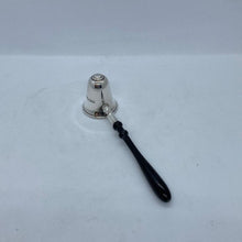 Load image into Gallery viewer, Hallmarked Silver Candle Snuffer With Turned Wooden Handle - Small