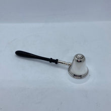 Load image into Gallery viewer, Hallmarked Silver Candle Snuffer With Turned Wooden Handle - Small