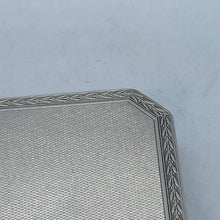 Load image into Gallery viewer, Continental Silver Snuff Box With Canted Corners 1924