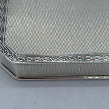 Load image into Gallery viewer, Continental Silver Snuff Box With Canted Corners 1924
