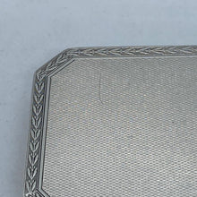 Load image into Gallery viewer, Continental Silver Snuff Box With Canted Corners 1924