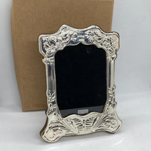 Load image into Gallery viewer, Art Nouveau Style Silver Photograph Frame With Butterfly
