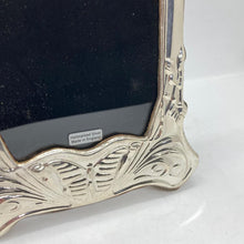 Load image into Gallery viewer, Art Nouveau Style Silver Photograph Frame With Butterfly