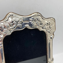 Load image into Gallery viewer, Art Nouveau Style Silver Photograph Frame With Butterfly