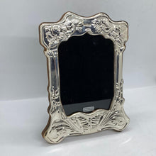 Load image into Gallery viewer, Art Nouveau Style Silver Photograph Frame With Butterfly