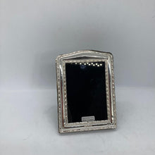 Load image into Gallery viewer, Silver Photograph Frame With Beaded Decoration
