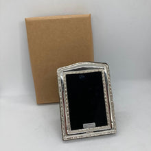 Load image into Gallery viewer, Silver Photograph Frame With Beaded Decoration