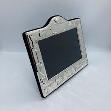 Load image into Gallery viewer, Hallmarked Silver Children’s Photo Frame Nursery Or Christening Toy Design