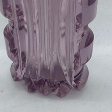 Load image into Gallery viewer, Silver Topped Purple Glass Scent Bottle