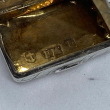 Load image into Gallery viewer, Small Silver Vinaigrette Frederick Marson Birmingham 1857