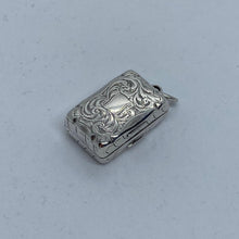 Load image into Gallery viewer, Small Silver Vinaigrette Frederick Marson Birmingham 1857