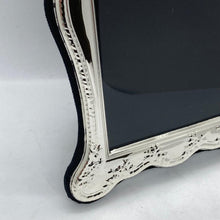 Load image into Gallery viewer, Hallmarked Silver Photograph Frame Victorian Style - New