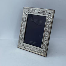 Load image into Gallery viewer, Hallmarked Silver Ornate Photograph Frame Sheffield 1996