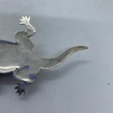 Load image into Gallery viewer, Hallmarked Solid Silver Alligator Pin Cushion Crisford & Norris 1925