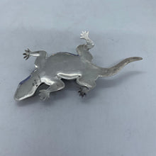 Load image into Gallery viewer, Hallmarked Solid Silver Alligator Pin Cushion Crisford & Norris 1925