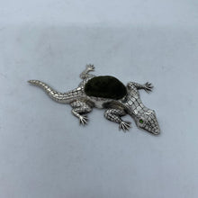 Load image into Gallery viewer, Hallmarked Solid Silver Alligator Pin Cushion Crisford & Norris 1925
