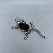 Load image into Gallery viewer, Hallmarked Solid Silver Alligator Pin Cushion Crisford & Norris 1925