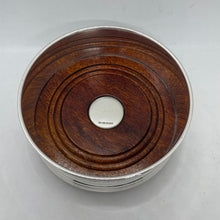 Load image into Gallery viewer, Silver Wine Bottle Coaster Broadway & Co. Birmingham 2001