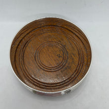 Load image into Gallery viewer, Hallmarked Silver Wine Bottle Coaster Broadway & Co 1979