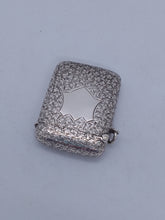 Load image into Gallery viewer, Silver Vesta With Ivy Leaf Decoration Birmingham 1905