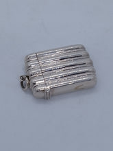 Load image into Gallery viewer, Silver Vesta Shaped As A Cigar Case George Unite Birmingham 1891