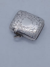 Load image into Gallery viewer, Victorian Silver Vesta Cartouche Birmingham 1895