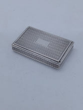 Load image into Gallery viewer, Early Victorian Silver Snuff Box Birmingham 1840