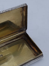 Load image into Gallery viewer, Early Victorian Silver Snuff Box Birmingham 1840