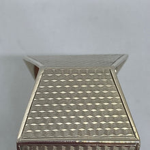 Load image into Gallery viewer, Pair of Art Deco Silver Napkin Rings Birmingham 1921 Unusual Shape And Design.