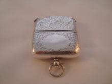 Load image into Gallery viewer, Edwardian Silver Combination Vesta Case And Sovereign Holder Birmingham 1906