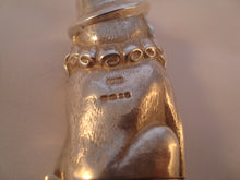 Load image into Gallery viewer, Hallmarked Silver Vesta Case Mr Punch's Dog Toby London 2004