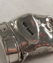 Load image into Gallery viewer, Hallmark Silver dogs head vesta