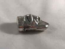Load image into Gallery viewer, Silver dogs head vesta