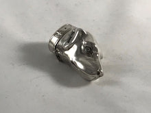 Load image into Gallery viewer, Silver dogs head vesta