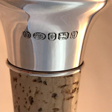 Load image into Gallery viewer, Hallmarked Solid Silver Dogs Head Wine Bottle Stopper