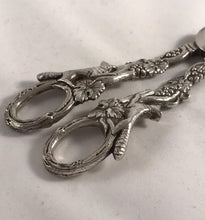 Load image into Gallery viewer, Silver Grape Shears With Fox Handles