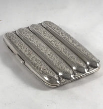Load image into Gallery viewer, Silver Cigar Case Joseph Gloster Birmingham 1918