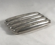 Load image into Gallery viewer, Silver Cigar Case Joseph Gloster Birmingham 1918