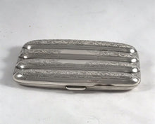Load image into Gallery viewer, Silver Cigar Case Joseph Gloster Birmingham 1918
