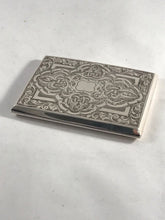 Load image into Gallery viewer, Silver Aide Memoire Or Dance Card Case Birmingham 1903